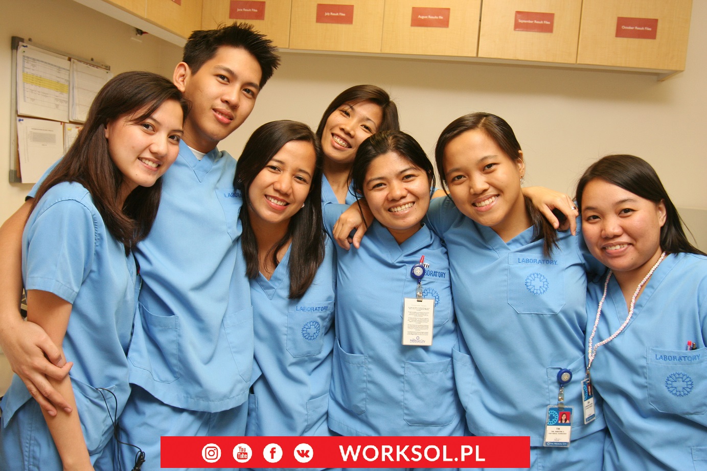 Employees from the Philippines - hard-working people