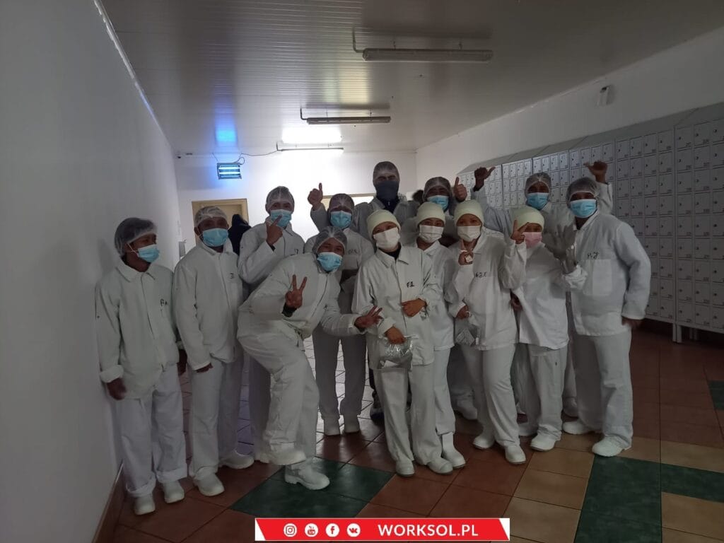 Pracownicy z Filipin oraz Indonezji w pracy u Klienta Worksol