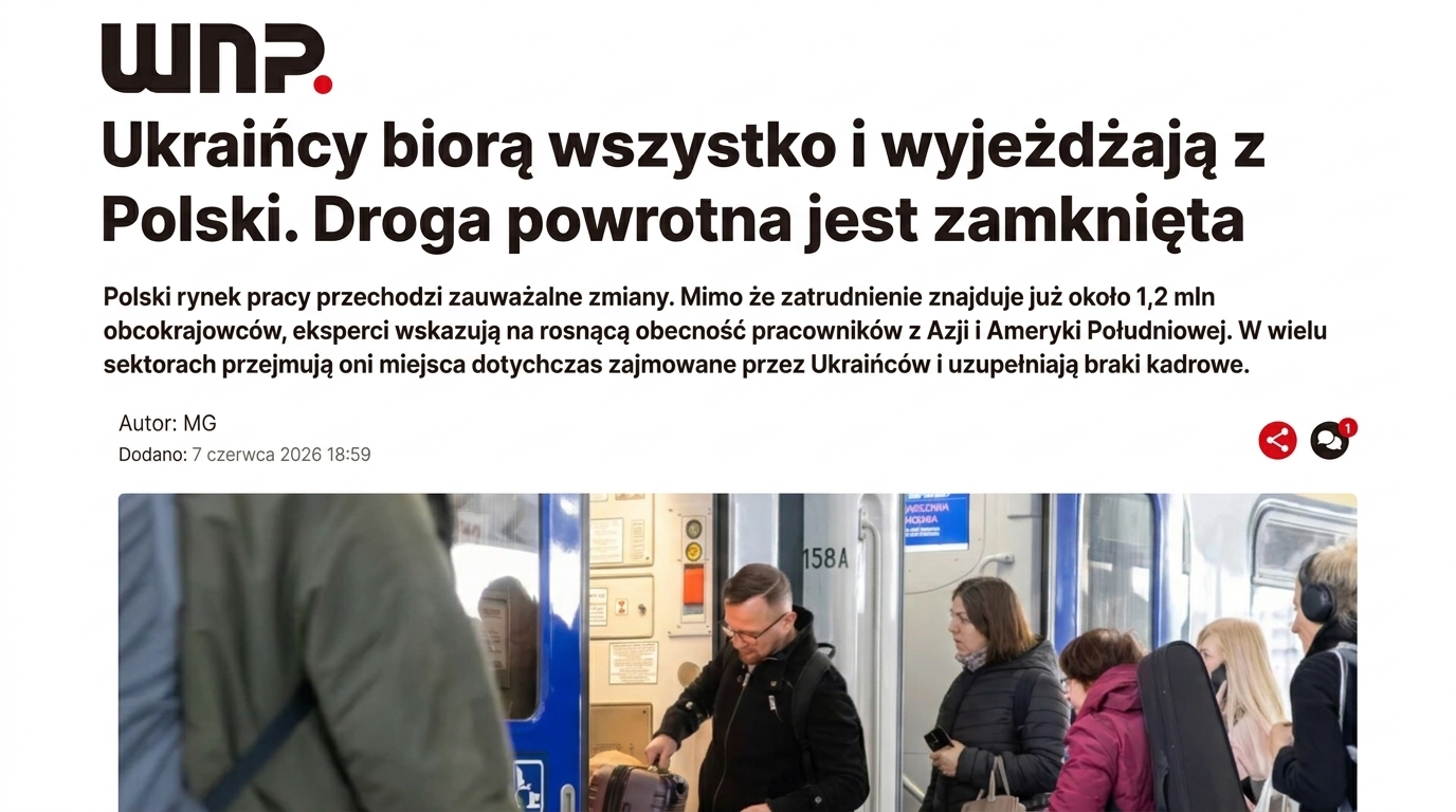 Ukraińcy biorą wszystko i wyjeżdżają z Polski. Droga powrotna jest zamknięta